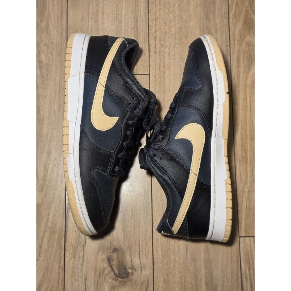 Nike Dunk Low Shoes Black Anthracite Sesame Men's Size 8 DV0831-005